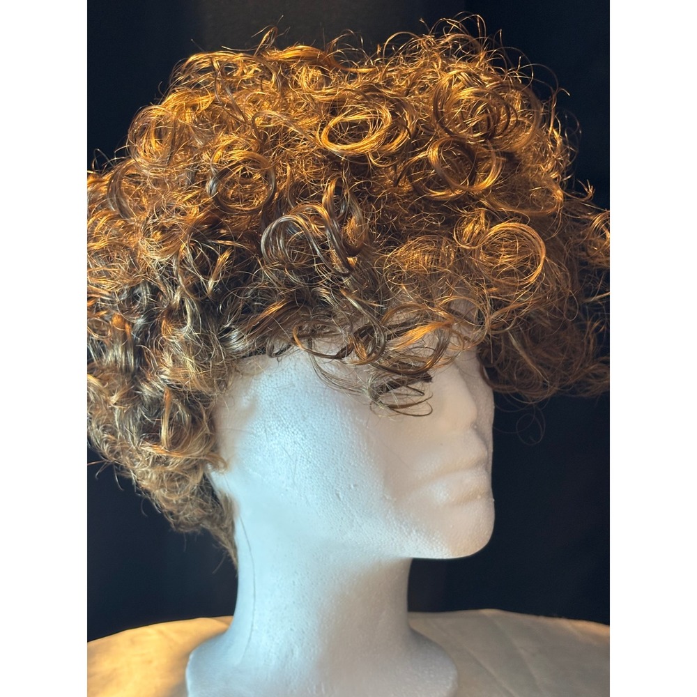 Especially Yours Short Curly Wig P4/27 Light Brown Blonde Mix with Wig Caps